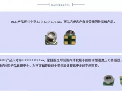 深圳電通緯創推出全球尺寸領先的防水型溫度壓力傳感器