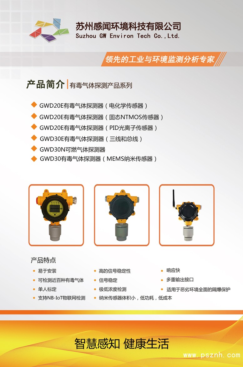 有毒氣體探測產品系列
