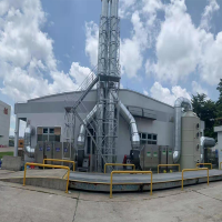 佛山 食品廠 廢氣處理 噴淋塔 除塵 活性炭吸附 UV光解