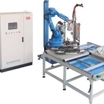 過濾器密封點膠機，濾清器發泡機，