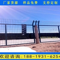 清遠帶刺防攀爬鐵路護欄 浸塑鐵路隔離柵 通線8002圖紙