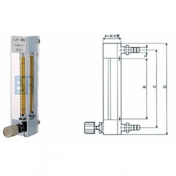 寶匯儀表LZB-()WB、W型玻璃轉(zhuǎn)子流量