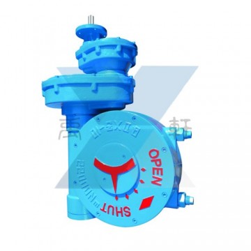 QDX3-D二級電動蝸輪箱,回轉型閥門驅