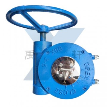 QDX3手動擋風閥減速機,50蝶閥蝸輪頭