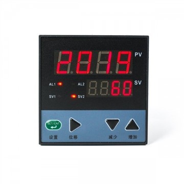 浙江頂威_  雙屏單回路測控儀D703-0