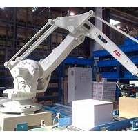 塑料顆粒碼垛機(jī)器人自動(dòng)碼垛機(jī)械手