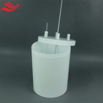 耐腐蝕PTFE圓桶耐高溫反應罐四氟蒸