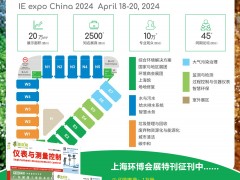 2024年上海環(huán)博會4月18~20日在上海舉辦,《儀表與測量控制》應(yīng)邀參加 E5-M26,歡迎各位領(lǐng)導(dǎo)朋友蒞臨指導(dǎo)........