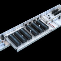 長春大數據運算機房|配電室|電池間|控制臺效果圖制作