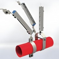 單水管側(cè)縱向抗震支架