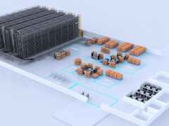 美儀立體倉庫與AGV智能搬運系統投用